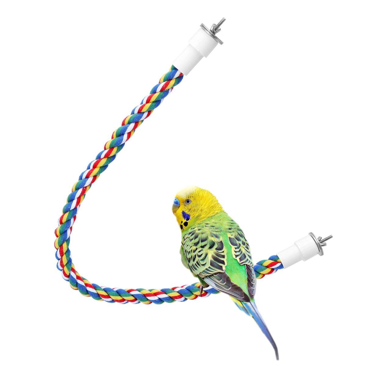 Mogoko Flexible Rope Bird Perch Birdcage Stands for Parrots