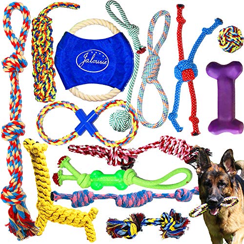 Jalousie 14 Pack Puppy Chew Dog Rope Toy