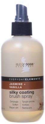Everyday Isle of Dogs Silky Coating Dog Brush Spray Jasmine Vanilla