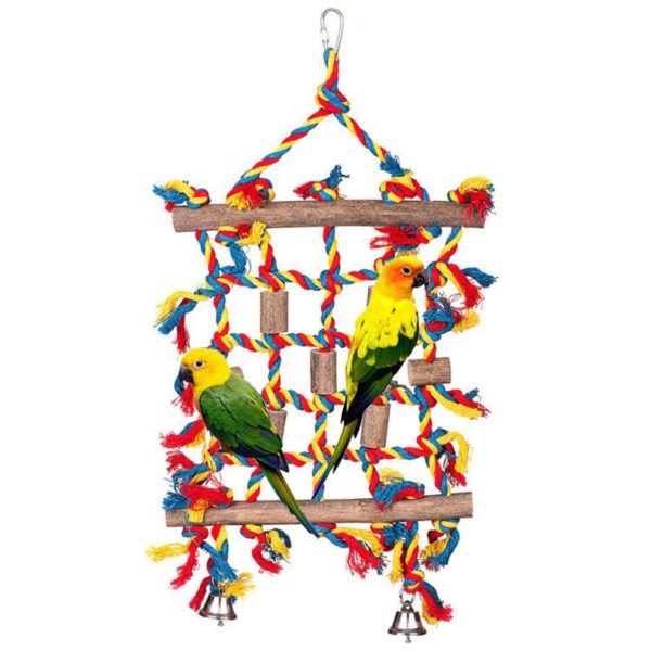 KINTOR Bird Climbing Net Rope Parrot Chewing Toy