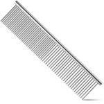 Cat Comb with Rounded and Smooth Ends Stainless Steel Teeth