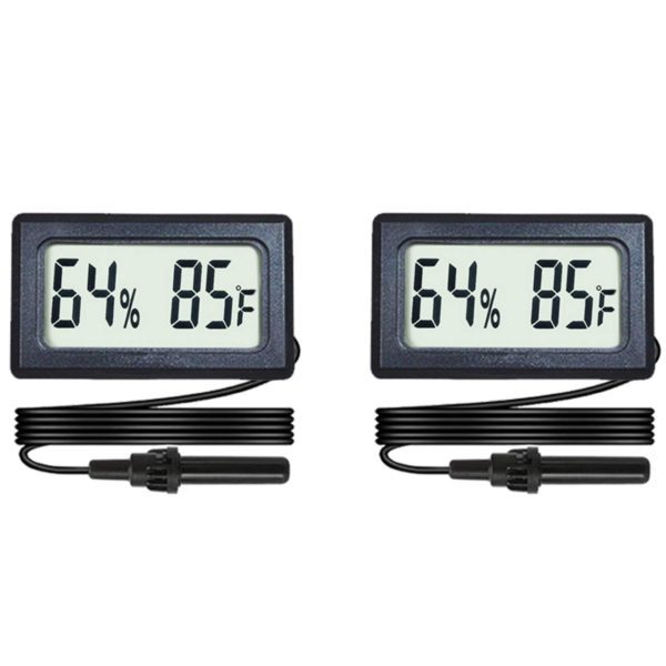 Mini Digital Hygrometer Thermometer Gauge with Probe