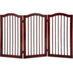 Giantex 3 Panel Wood Dog Gate Pet Fence