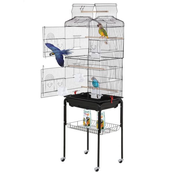 Best Pet Bird Cage 64-inch Open Top Standing Medium