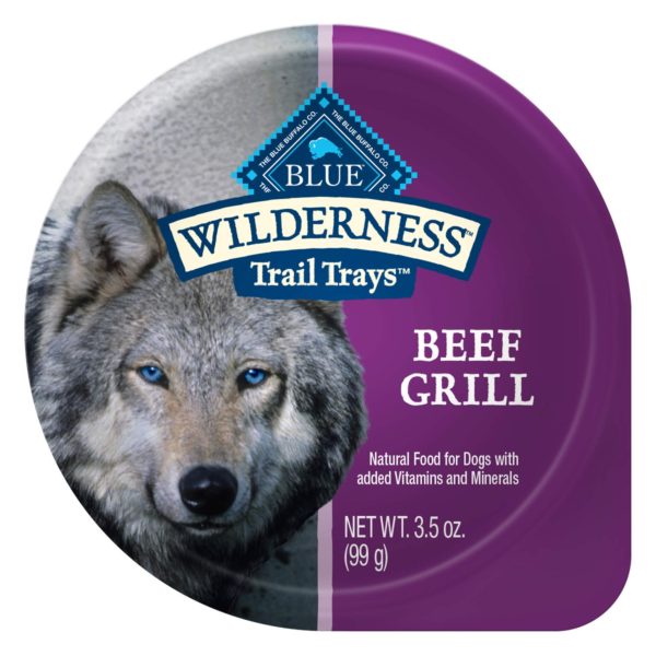 Wet Dog Food Cups Wilderness Trail Trays High Protein