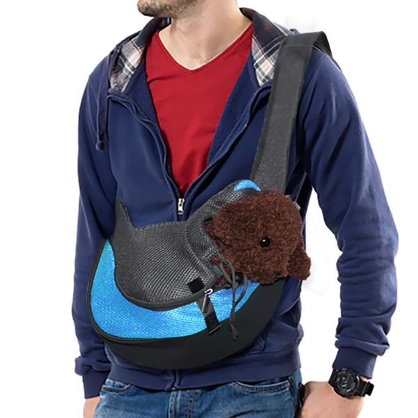 Hand Free Puppy Carrier Breathable Mesh Travel Safe