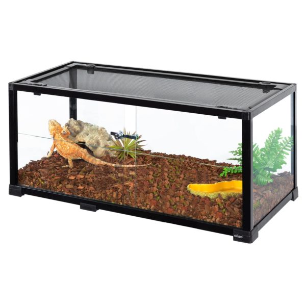 Oiibo 50 Gallon Reptile Terrarium with Sliding Front Doors