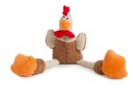 goDog Checkers Skinny Rooster With Chew Guard