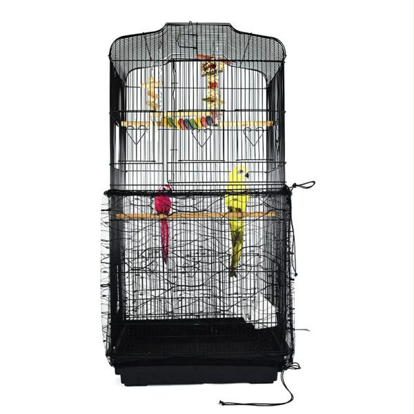 IAIGOGO Bird Cage Seed Catcher Parrot Cage