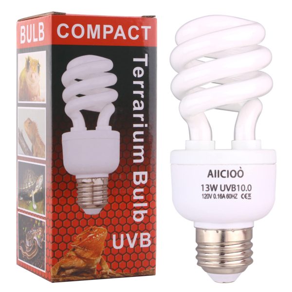 Spiral Compact Terrarium Bulb Fluorescent UVB