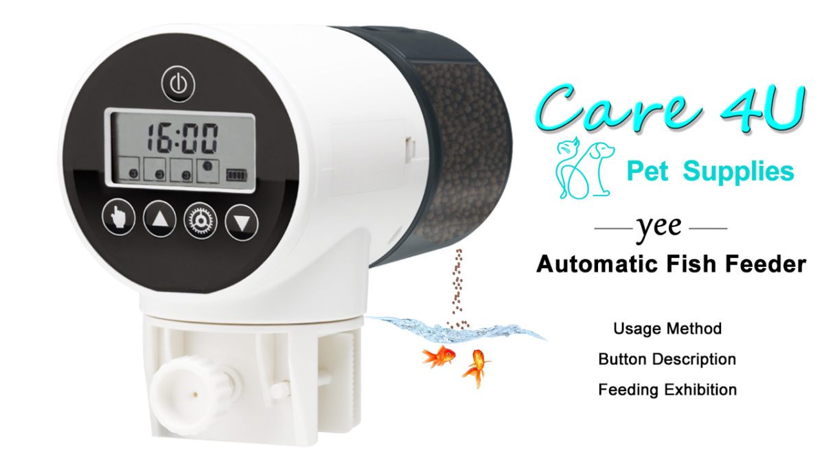 Automatic Fish Feeder for Aquarium The fish tank auto feeder is simple to function. Feeding tube high feeding, not must take the feeding tube all the way down to feed so troublesome. Just open the sliding cowl of the highest feeding to feed, making feeding so easy.