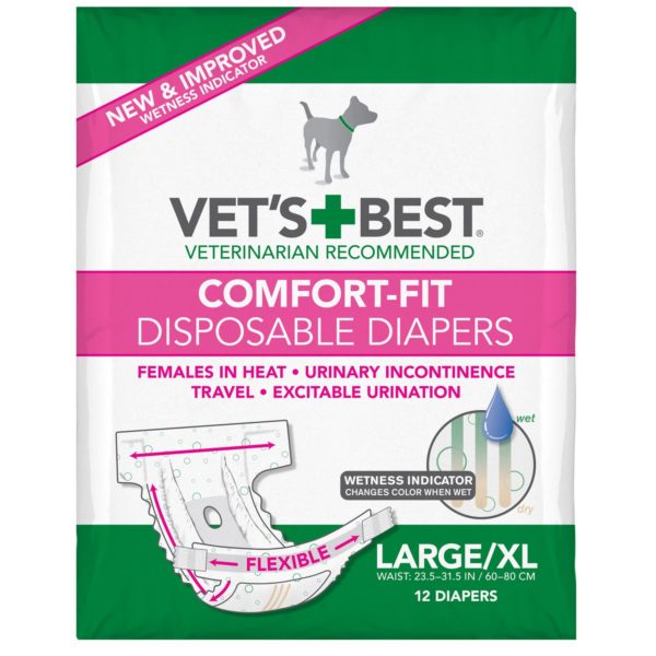 Dog Diapers Absorbent with Leak Proof Fit