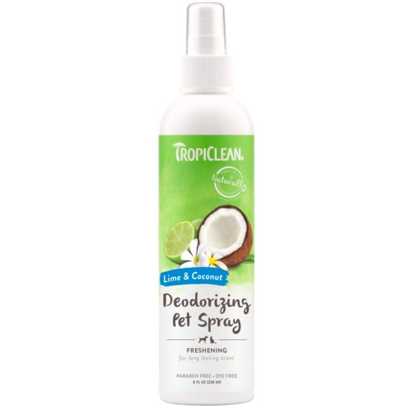 TropiClean Lime & Coconut Deodorizing Spray for Pets