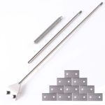 Stainless Steel Scraper Cleaner with 10 Right Angle Blades