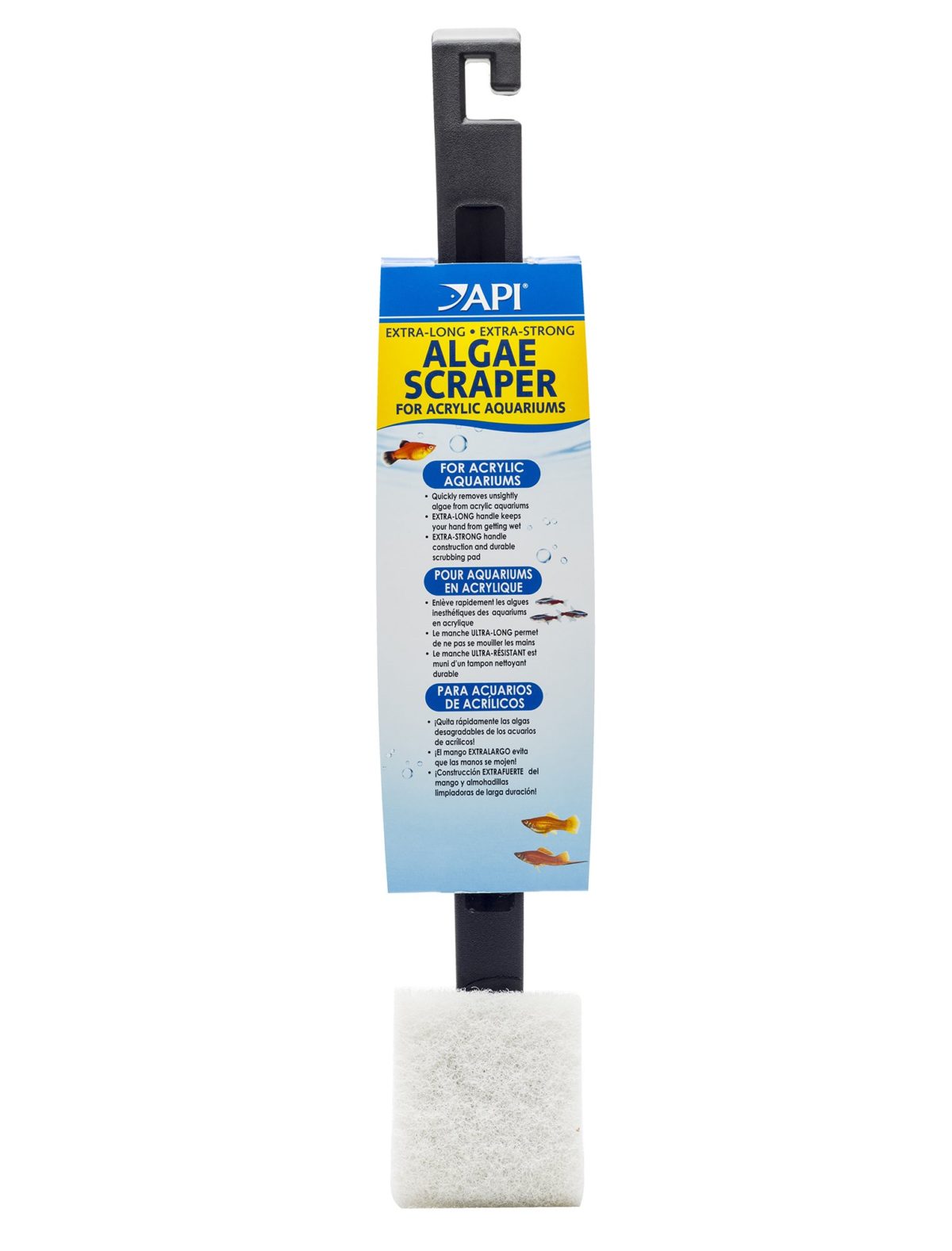 API ALGAE SCRAPER For Acrylic Aquariums