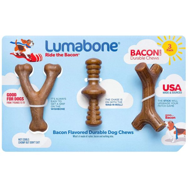 Lumabone Real Bacon Medium 3-Pack