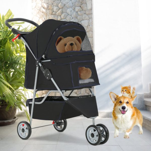 Pet Stroller for Medium Small Dogs Foldable Travel