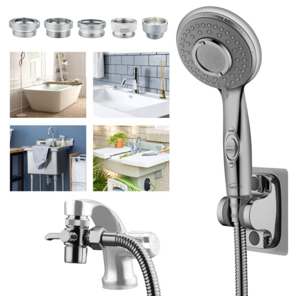 KLLEYNA Shower Head Sink Faucet Bathtub Bathroom