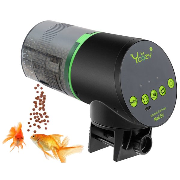 Ycozy Automatic Fish Feeder Rechargeable with USB Cable