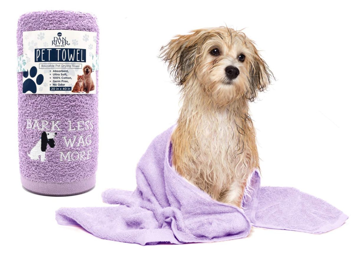 Cotton Dog Bath Towel for Drying Dogs