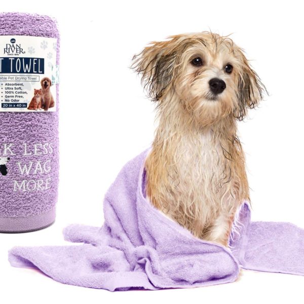 Cotton Dog Bath Towel for Drying Dogs
