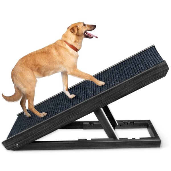 Folding Portable Natural Wooden Ramp for All Dogs & Cats