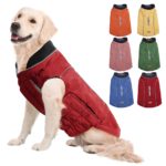 SUNFURA Warm Dog Jacket Pet Cold Weather Coat