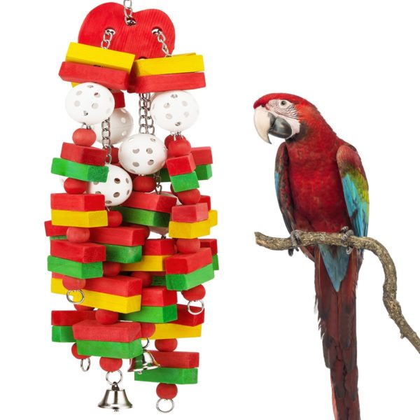 Large Bird Parrot Toys for Cockatoos African