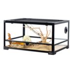 REPTI ZOO Full Glass Reptile Terrarium 20 Gallon