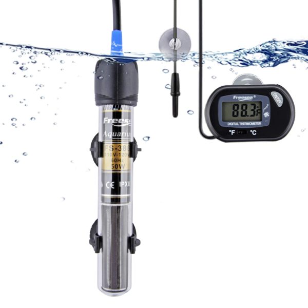 FREESEA 50 Watt Aquarium Submersible Betta Heater