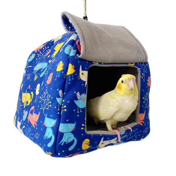 Bird Tent Plush Hammock Parrot Warm Hanging Nest for Cage
