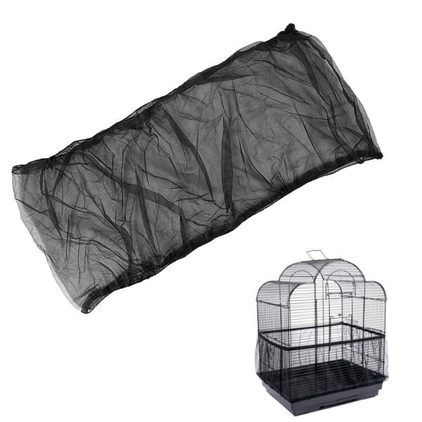 Airy Gauze Seeds Bird Cage Cover Guard