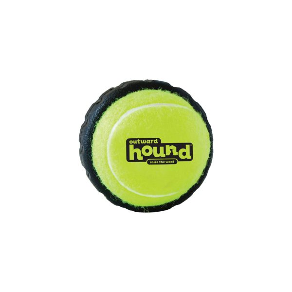 UNPREDICTABLE BOUNCE: With a unique shape and weighted tire center, there’s no telling where this ball will bounce to next keeping your dog off the couch and on their toes each time they play.