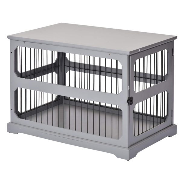 PawHut Decorative Dog Cage/Crate Kennel