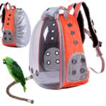 Bird Backpack with Standing Rope Perch and Pads