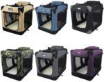 EliteField 3-Door Folding Soft Dog Crate