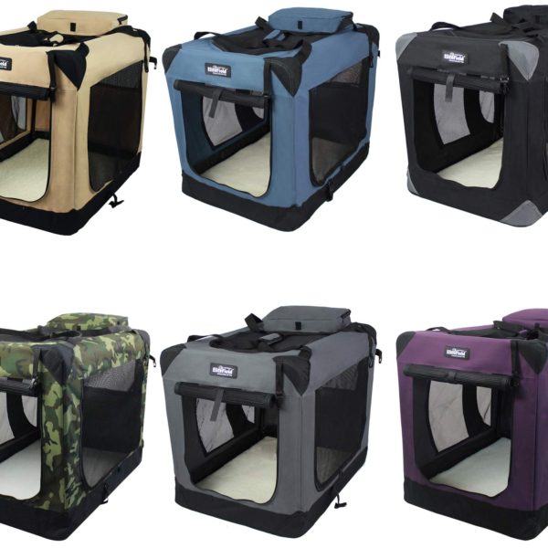 EliteField 3-Door Folding Soft Dog Crate