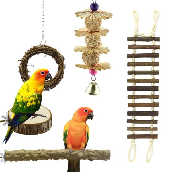 Eunice Bird Parrot Toys Bird Cage Accessories