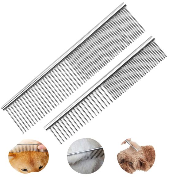 GTERW Pets Grooming Butter Combs Double Sided