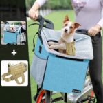 BARKBAY Tactical Dog Harness&Pet Carrier Bicycle Basket