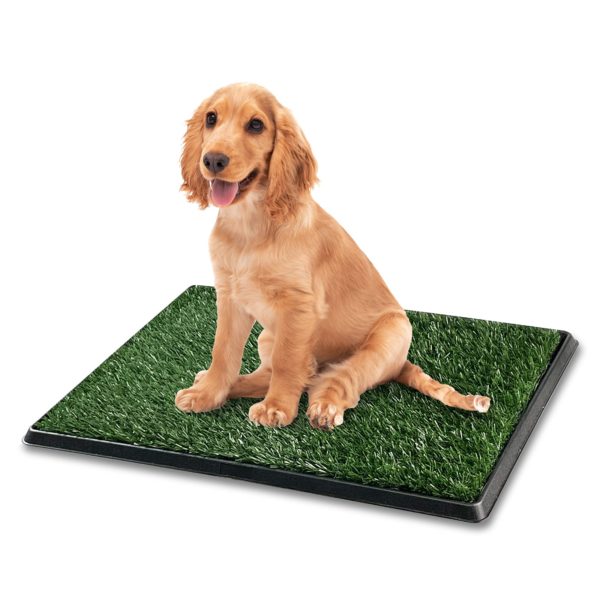 HPYMore Dog Potty Grass Pad with Tray