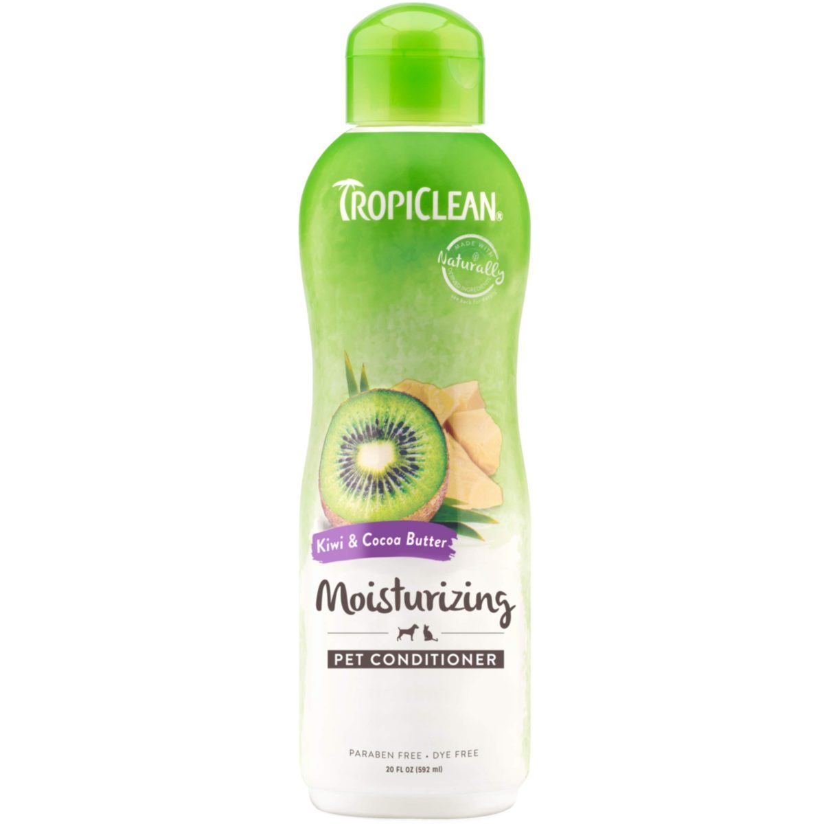 TropiClean Kiwi & Cocoa Butter Moisturizing Conditioner for Pets