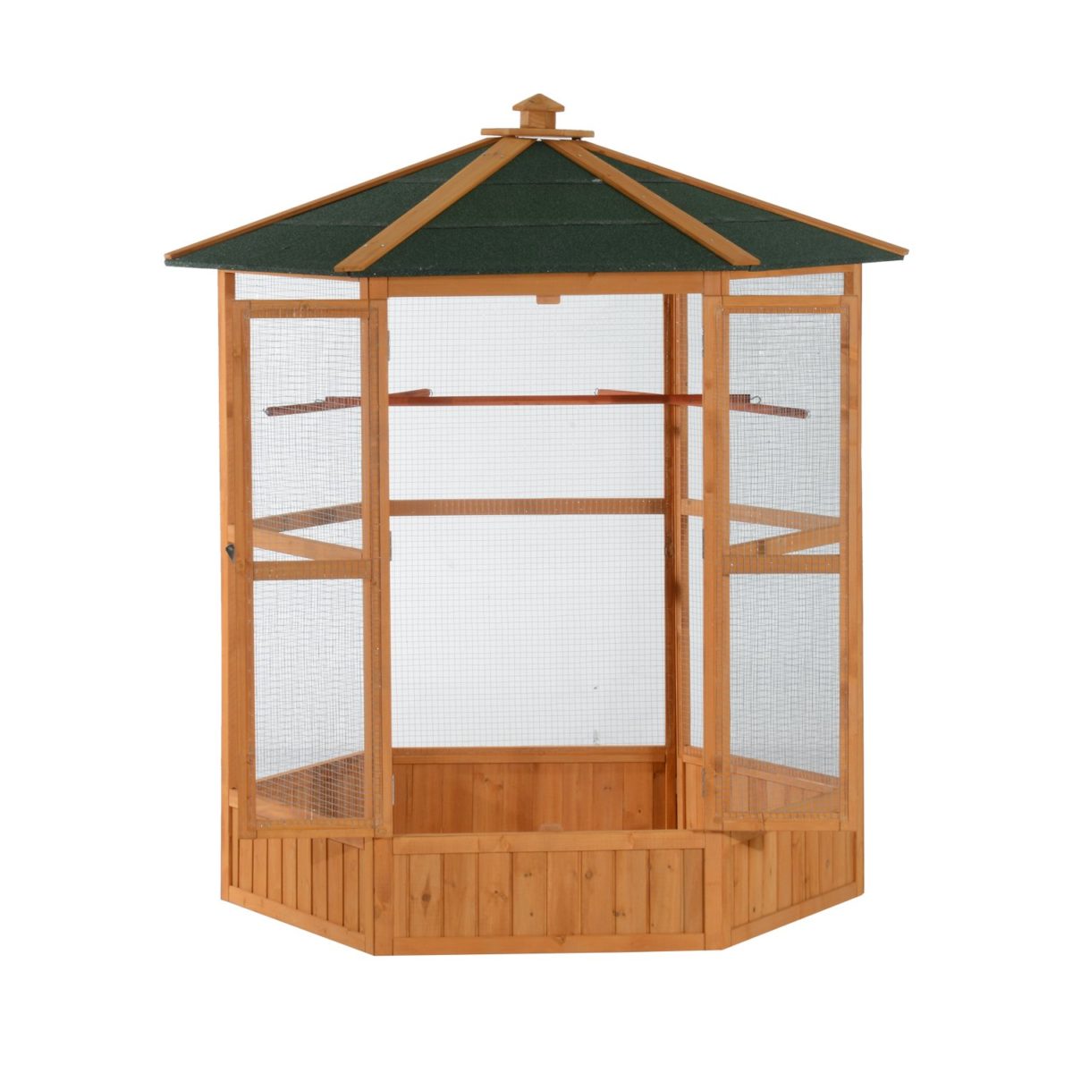 PawHut 69" Large Wooden Hexagonal Outdoor