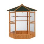 PawHut 69" Large Wooden Hexagonal Outdoor