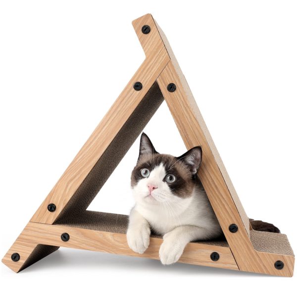 FUKUMARU 3 Sided Vertical Cat Scratching Post