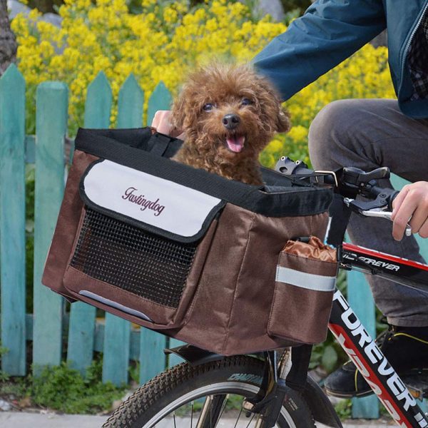 Hillwest Pet Bike Basket Bag Bicycle Front Carrier
