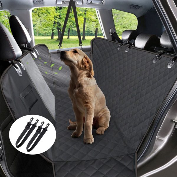 Heavy Duty Scratchproof Pet Car Seat Cover with Mesh Window