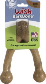 Pet Qwerks Wish BarkBone Dog Chew Toy