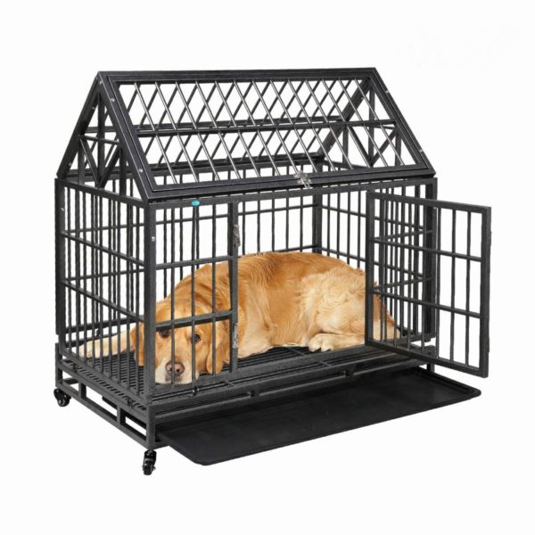 Heavy Duty Dog Kennels and Crates for Large Medium Dogs