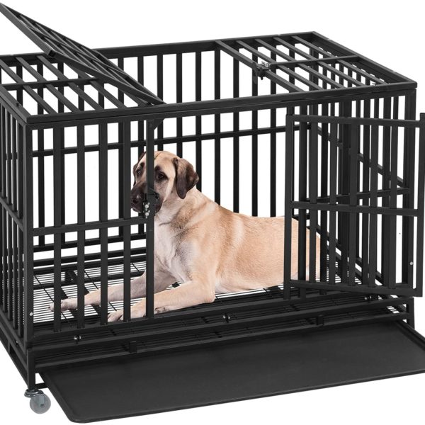 Dog Crate Dog Cage Dog Kennel for Large Medium Dogs